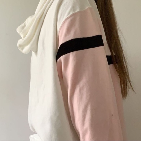 Pink Striped Hoodie - Picture 3 of 4